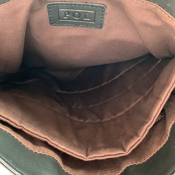 POL Hunter Green Leather Backpack - Picture 6 of 10